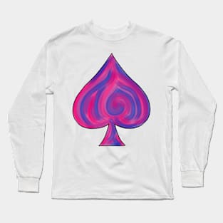 Proud Aces: Bisexual Long Sleeve T-Shirt